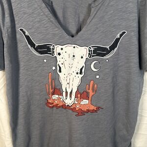 TORRID TEE SHIRT COTTON‎ T SHIRT Classic Fit Southwest Design 1X